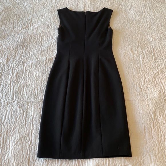 Caché Black with leopard accent sheath dress - Picture 8 of 8
